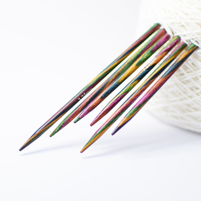 KnitPro Symfonie mediniai virbalai kojinėms