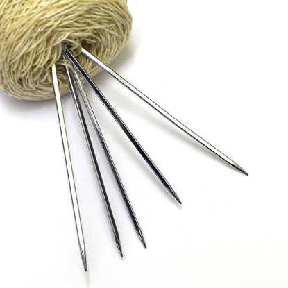 KnitPro Nova Cubics - kvadratiniai metaliniai virbalai kojinėms