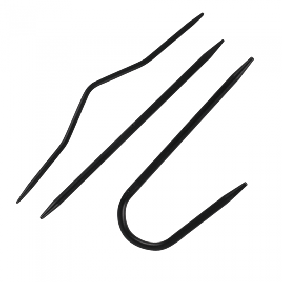 KnitPro įvairių formų virbalai pynėms