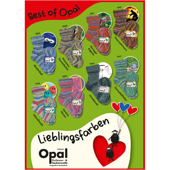 OPAL Best of Opal mezgimo siūlai kojinėms