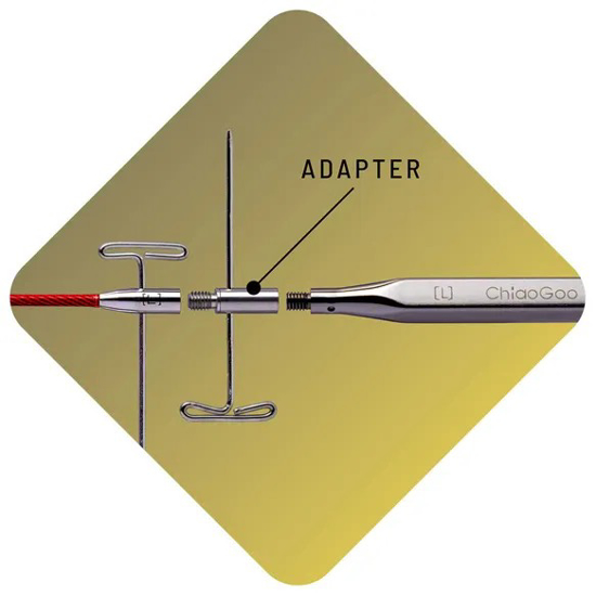 ChiaoGoo Swivel adapteriai prisukamiems virbalams