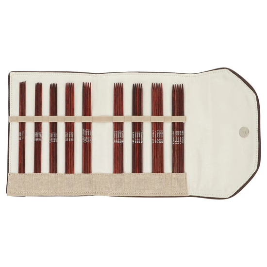 KnitPro CUBICS medinių virbalų rinkinys kojinėms (15 cm)